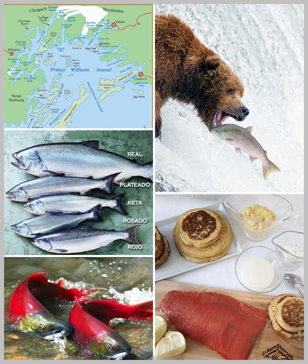 Blini de salmón ahumado de Alaska